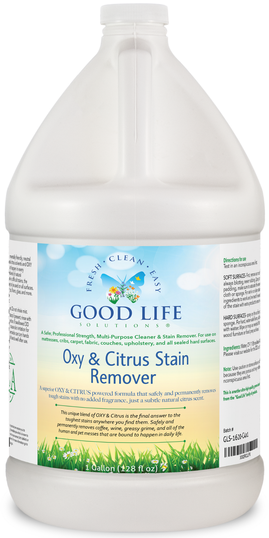 Citrus based cleaner degreaser cleans multiple surfaces